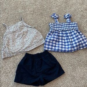 Peplum Tops with Shorts (2T)